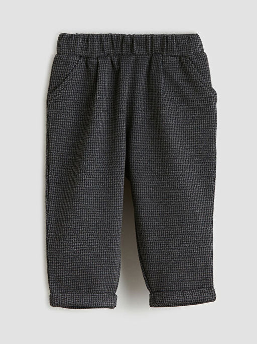 Beli Lastikli Desenli Erkek Bebek Pantolon