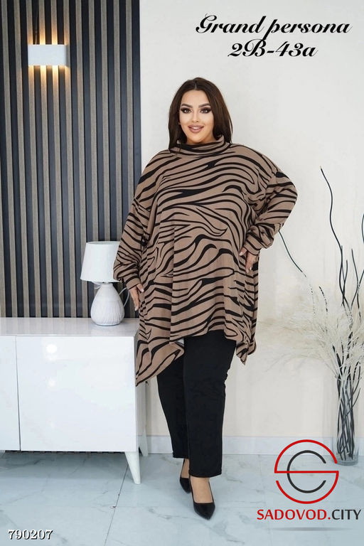 Женская туника с принтом - Bruno фото 6