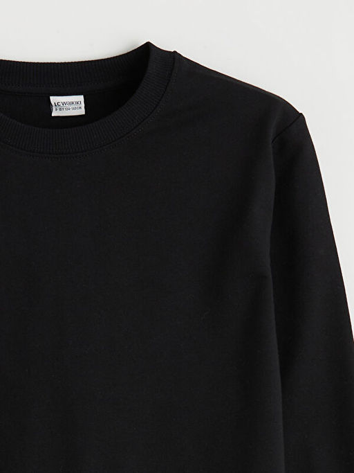 Bisiklet Yaka Erkek ?ocuk Sweatshirt