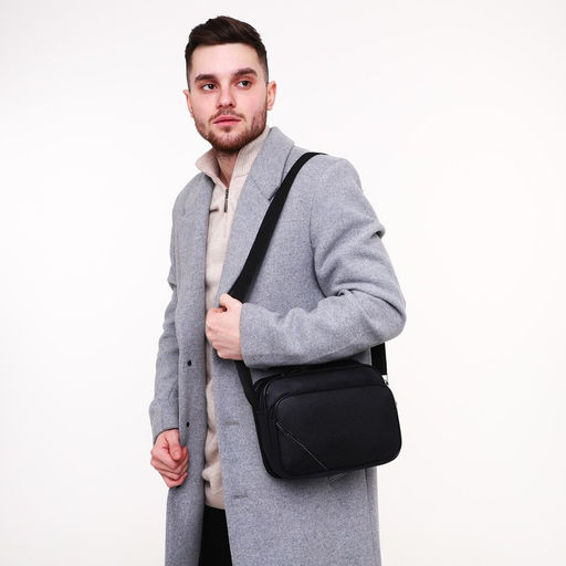 Сумка мужская, цвет черный - Simaland фото 7