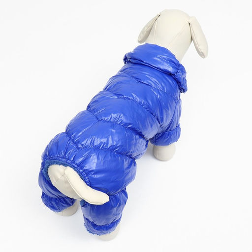 Комбинезон Блеск, размер XS (ДС 19 см, ОГ 28, ОШ 19 см, до 3 кг), синий - Simaland фото 3