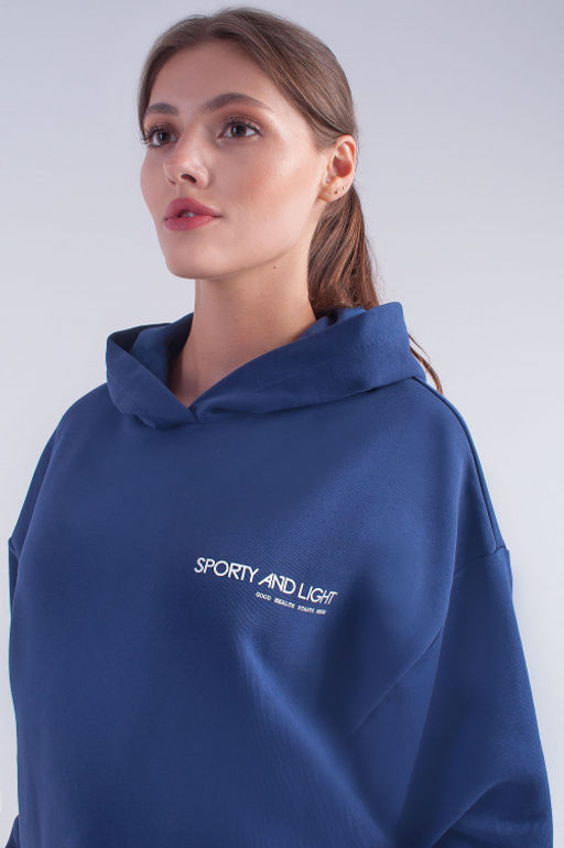 Арт. 2521 Костюм с брюками женский 44-52 (5 шт) Цвет:верх-темно-синий, низ-темно-синий - Калинка фото 7