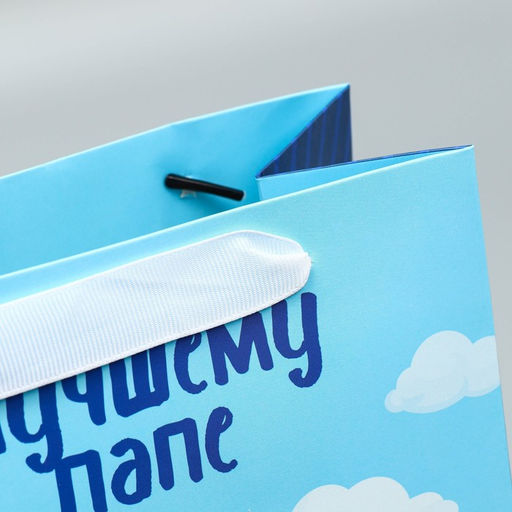 Цена за 2 шт. Пакет подарочный ламинированный, упаковка, Лучшему папе, MS 18?23?10 см