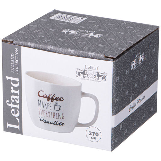 КРУЖКА LEFARD КОФЕМАНИЯ 370МЛ  фото 2