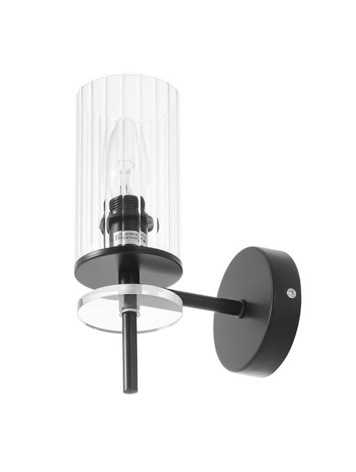 Бра 11014/1w, 1хE14, 40 Вт, чёрный