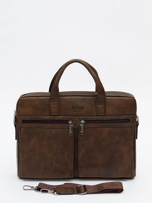 Портфель 6677-3 coffee Jeep