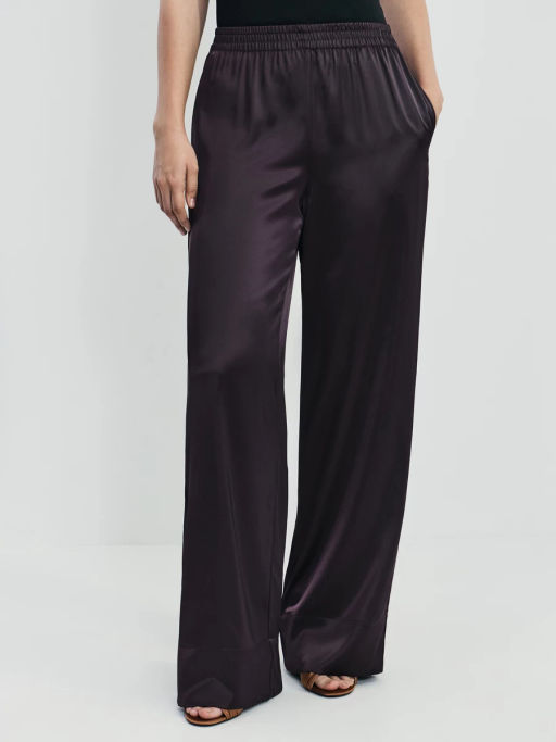 Атласные широкие брюки / Zarina