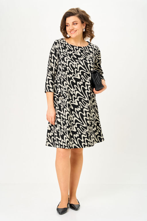 Платье Michel Chic 2199 молочный каприз  фото 4