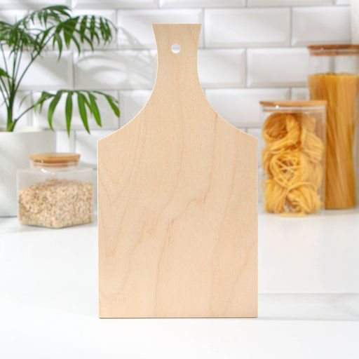 Доска разделочная деревянная с ручкой, 3016,5 см, фанера