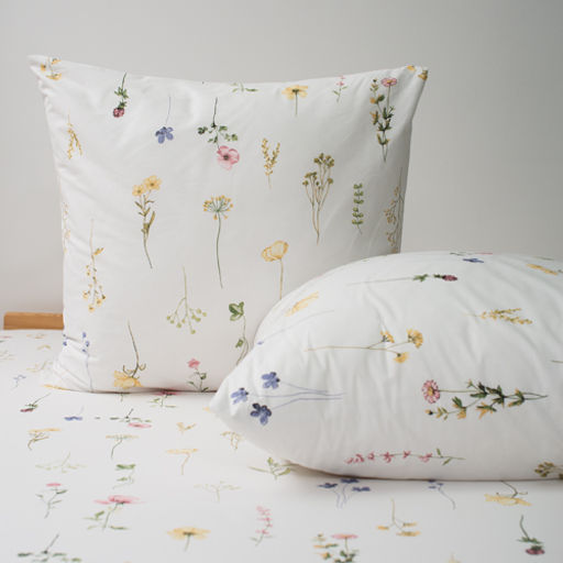 КПБ 2,0 спальный (с простыней на резинке 160х200х25, 2 наволочки 50х70), Ботанический сад Пододеяльник на молнии 177х217; простыня на резинке 160х200х25, наволочка 50х70 - 2шт. - Традиция фото 10