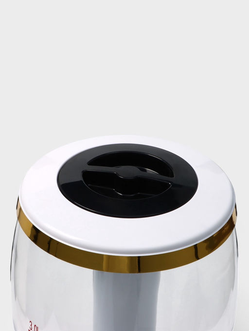 Башня пивная VaviloneDouble, колба 3 л, ёмкость для льда, подсветка, пластик, золотистая - Simaland фото 4