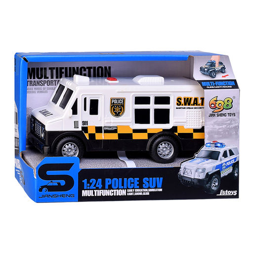 Машина  "Автозак" 1:24 (свет, звук) в коробке