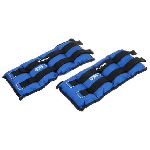 Утяжелители ONLYTOP, 2 шт. × 1.5 кг, цвет синий