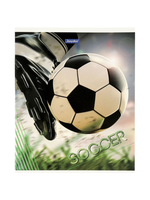 Комплект 12 тетрадей, 48 листов, клетка, 60гр, 4 вида, Футбол, выборочный уф-лак