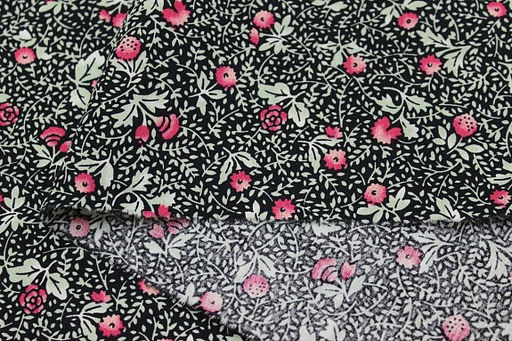 Импорт. хлопок Агапия цв.черный, ш.1.45м, хлопок-100%, 100гр/м.кв - Купава фото 5