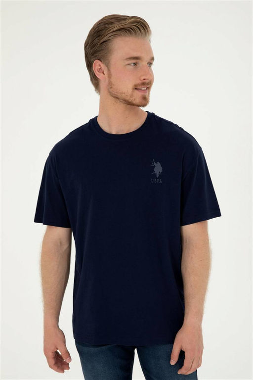 Мужская темно-синяя футболка Неожиданная скидка в корзине - U.s. polo assn фото 3