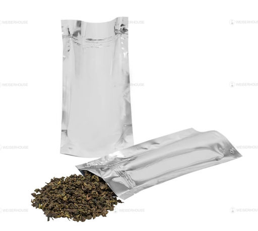 Пакет серебристый с зип-застежкой 50гр., 1 уп*10шт.