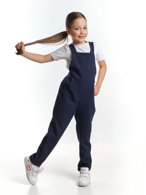 Комбинезон для девочки UD 7143 т.синий - Mini maxi фото 3