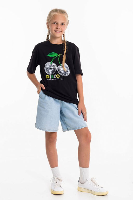 Футболка М225032Па черный