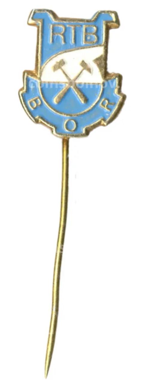 Значок рекламный RTB BOP (Сербия)