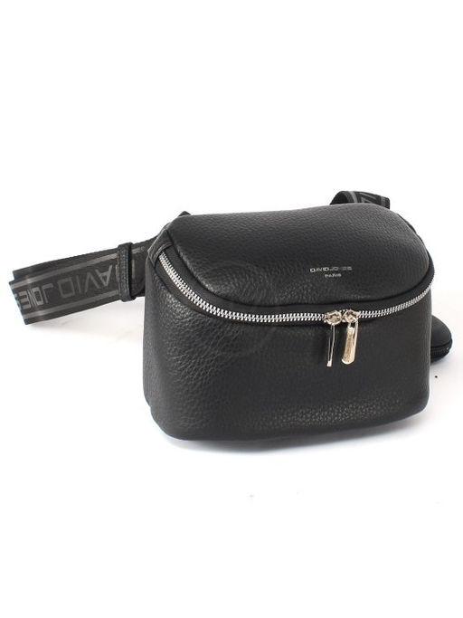 Сумка женская искусственная кожа DJ-CM 6924A-BLACK, 1отд, плечевой ремень, черный SALE 259727 - Adelia фото 6