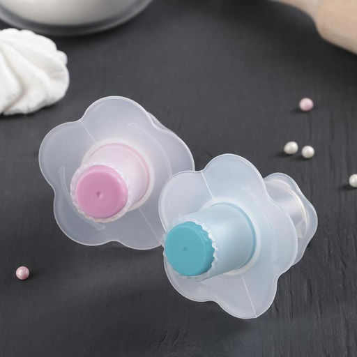 Цена за 4 шт. Плунжер кондитерский для заполнения начинкой выпечки Доляна, 6.5?4.5?3 см, МИКС  фото 3