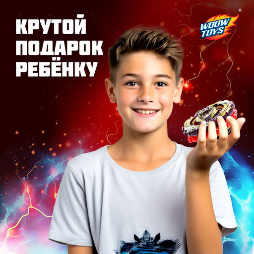 Боевой волчок ULTRA SPIN, волчок, устройство для запуска с хватом, цвет МИКС - Woow toys фото 4