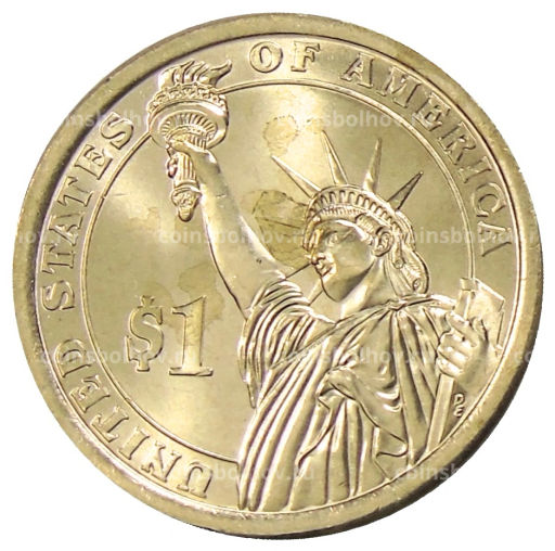 Монета 1 доллар 2015 года Р США 34-й президент США Дуайт Эйзенхауэр