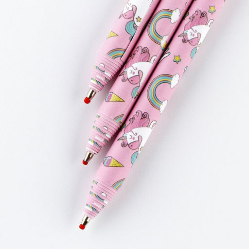 Цена за 10 шт. Эко-ручка Единорог, синяя паста, 1.0 мм - Artfox фото 3