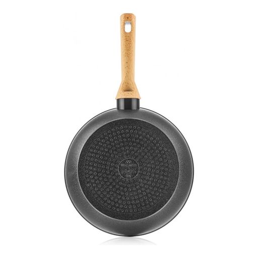 Сковорода глубокая с антипригарным покрытием Walmer York Induction, 24 см, цвет светлое дерево  фото 3