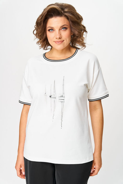 Футболка Rumoda 2263 молочный  фото 3