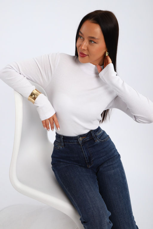 Водолазка женская с горлом теплая 32104