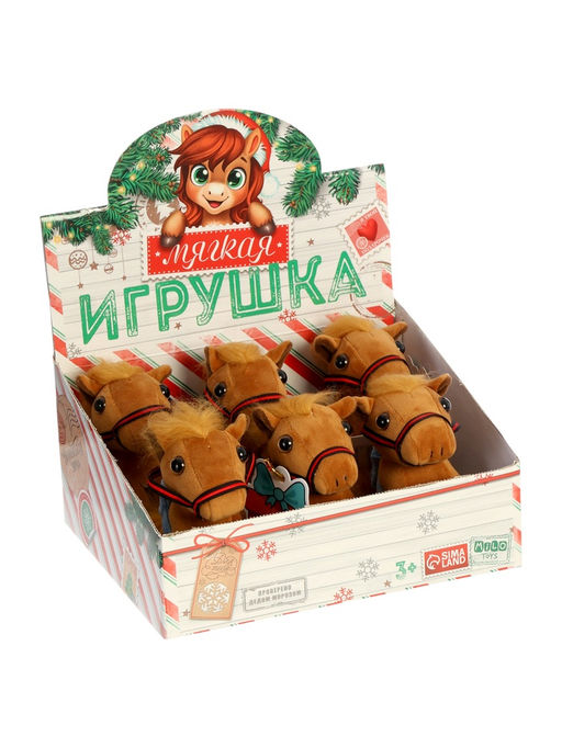 Мягкая игрушка в шоубоксе «Лошадка»