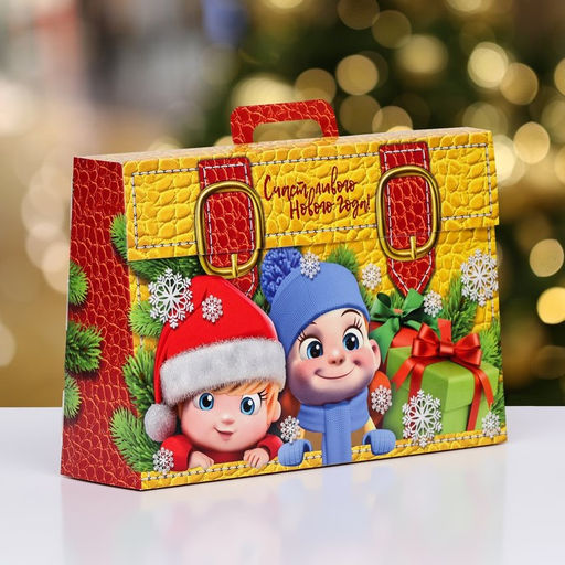 Подарочная коробка Сладкий портфельчик, 29,9 х 8 х 20 см - Simaland фото 4