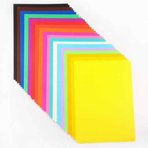 Цветной картон тонированный, 36 листов, 18 цветов, немелованный, двусторонний, 140 г/м², Смешарики