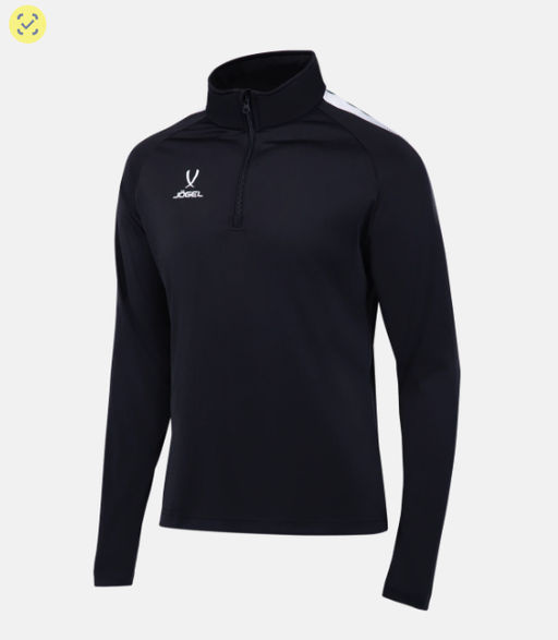 Джемпер тренировочный Jogel CAMP Training Top 1/4 Zip 22, черный  фото 3