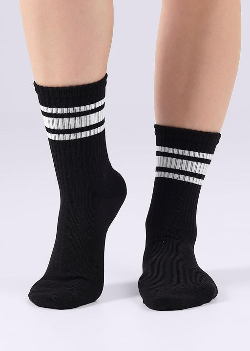 CLE Носки жен.S218 хл+эл чёрный - Clever wear фото 2