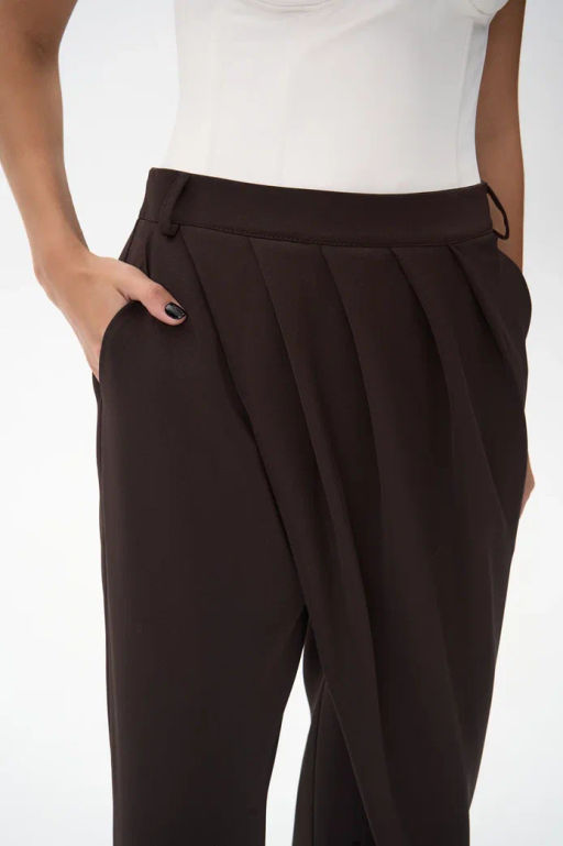 Брюки Шарлиз (шоколадный) - Эльза фото 6