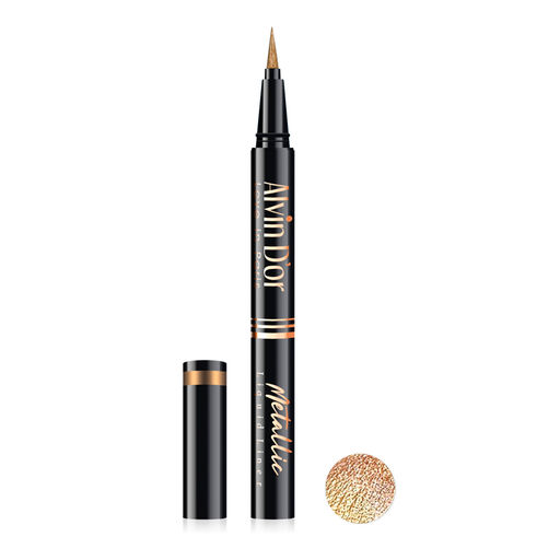Alvin Dor AD-52 Лайнер стойкий для век металлик metallic liquid liner 24h high тон 03бронзовый