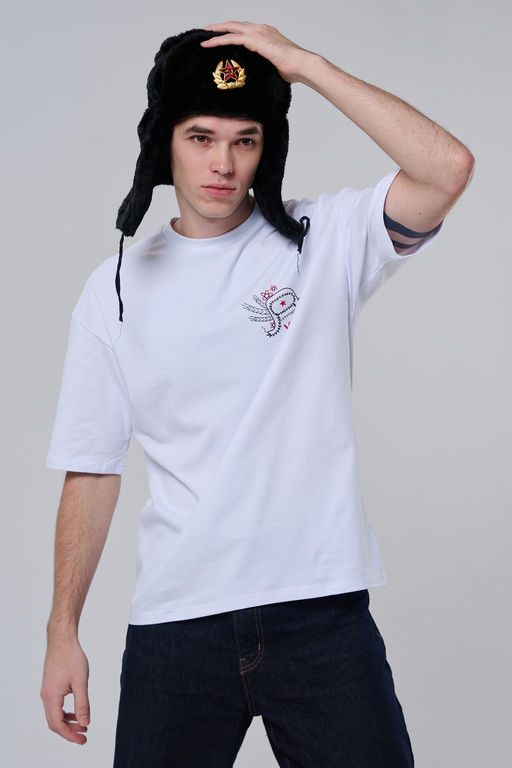 8579 футболка оверсайз мужская