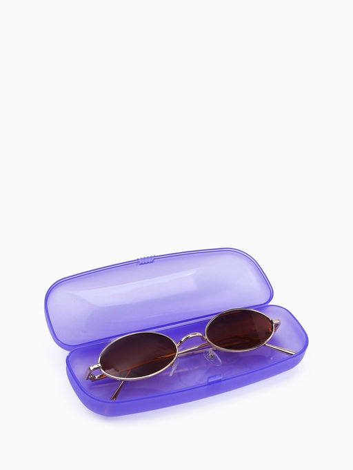 Футляр для очков на хлопушке, длина 16 см, МИКС