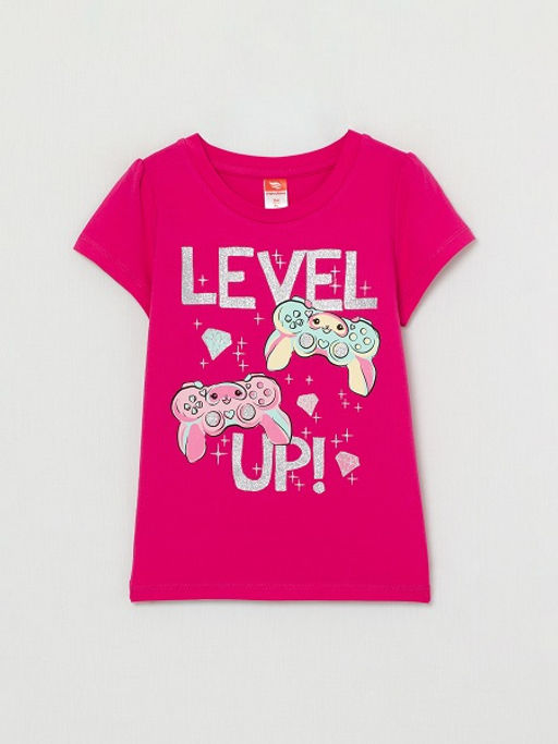 CRB wear/CWKG 62961-46 Футболка для девочки, фуксия/Ex.Cherubino  фото 5