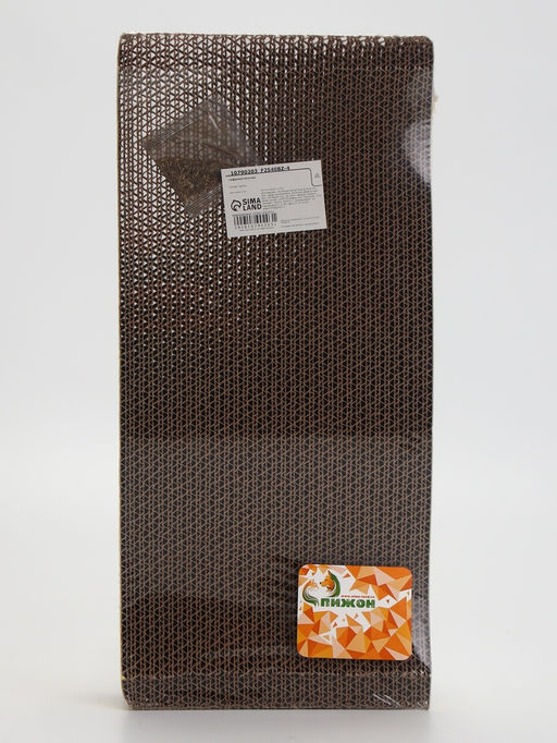 Когтеточка-лежанка «Пижон» из гофрокартона с кошачьей мятой «ГТО», 44.5×21.5×5.5 см