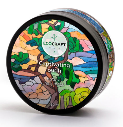 Натуральная маска для роста и против выпадения волос "Captivating oudh" Пленительный уд