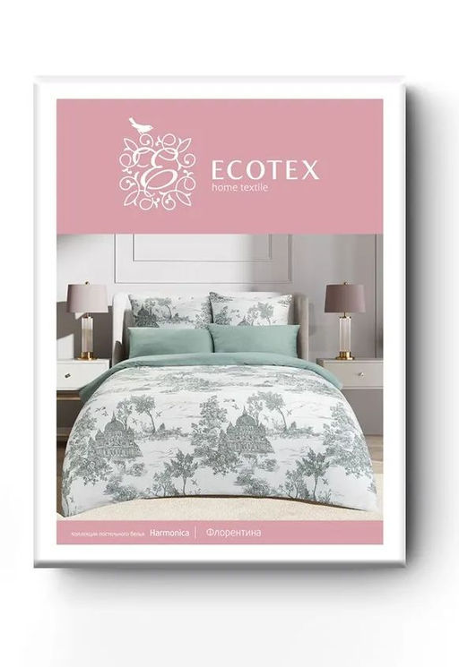 Постельное белье Флорентина Евро + 4 наволочки - Ecotex фото 7