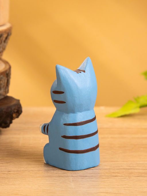 Сувенир «Кот с микрофоном», 3×4×8 см, дерево, МИКС