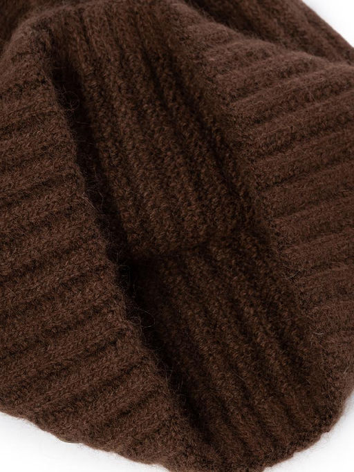 Шапка жен. пух енот+шерсть+виск LB-N88059 mocca - Labbra фото 4