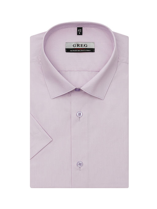 Сорочка мужская короткий рукав GREG 710/209/LIL/Z  фото 7