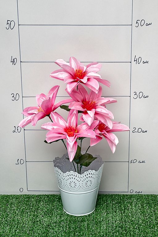 Букет цветов Георгины 40 см (SF-5128) в ассортименте - Больше подарков фото 2