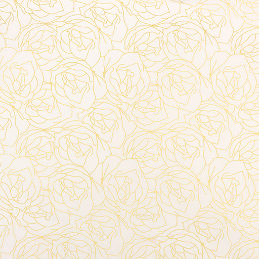 Цена за 10 шт. Бумага упаковочная тишью, Цветы, 50 см ? 70 см 17 грамм, розовая